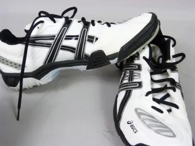ASICS Gel Blast 3 Indoor Handball Shoes Men's US 13 EU 48 White Black Rare - Photo 1/3