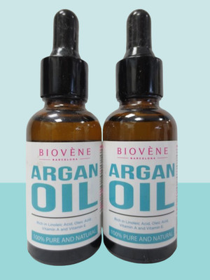 BIOVENE ARGAN OIL 100% PURE AND NATURAL 1.01 OZ LOT OF 2