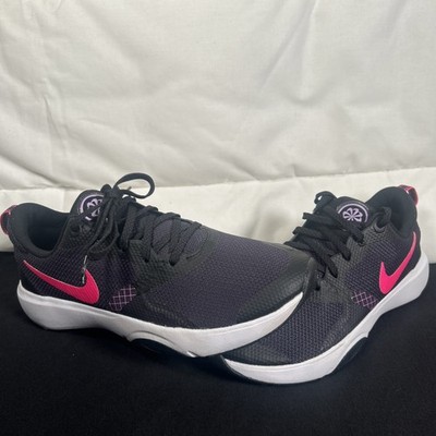 Women's Nike City Rep TR Athletic And Training Shoe Sz 9.5 purple/black/pink