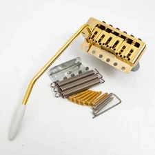 Wilkinson WOV09 52.5mm 6-Screw Tremolo Bridge Gold Chrome for ST Style Guitar