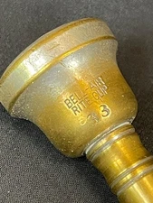 VINTAGE  Brass BELL AIR RITE CUP TRUMPET MOUTHPIECE #33 Hard to Find