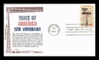 DR JIM STAMPS US COVER VOICE OF AMERICA 25TH ANNIVERSARY FDC KHOL KRAFT CACHET