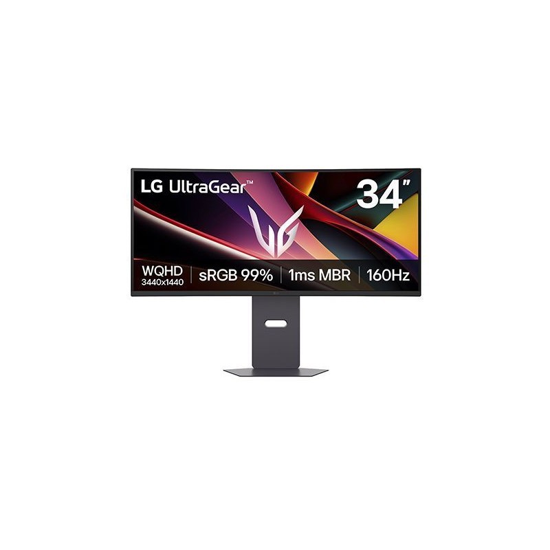 Ecran PC Gamer dalle VA LG UltraGear 34'' avec connectique HDMI DisplayPort