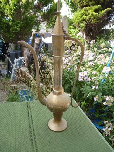 Asian brass coffee pot