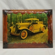 Vintage 1931 Chrysler Model 6 Roadster Large Wooden Plaque Sign Pinheiro 15x12 Vintage 1931 Chrysler Model 6 Roadster Large Wooden Plaque Sign Pinheiro 15x12