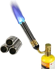 BLUEFIRE Triple Flame Barrel Turbo Torch Head High Output 25590 BTU Heavy... 
