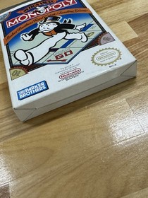 Monopoly Nintendo NES Complete CIB w/ Poster Manual Map Box Sleeve NICE