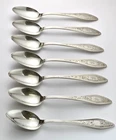 (7) Towle MARY CHILTON ENGRAVED #1 Sterling Silver Teaspoons - 158g