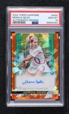 2024 Topps Chrome Sapphire Edition II Orange 17/25 Monica Seles PSA 10 Auto 1fl4
