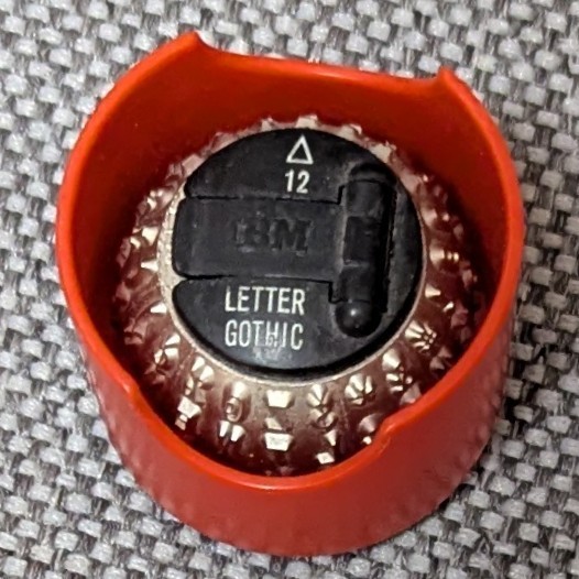 IBM Letter Gothic 12 Font Ball Selectric Typewriter | eBay