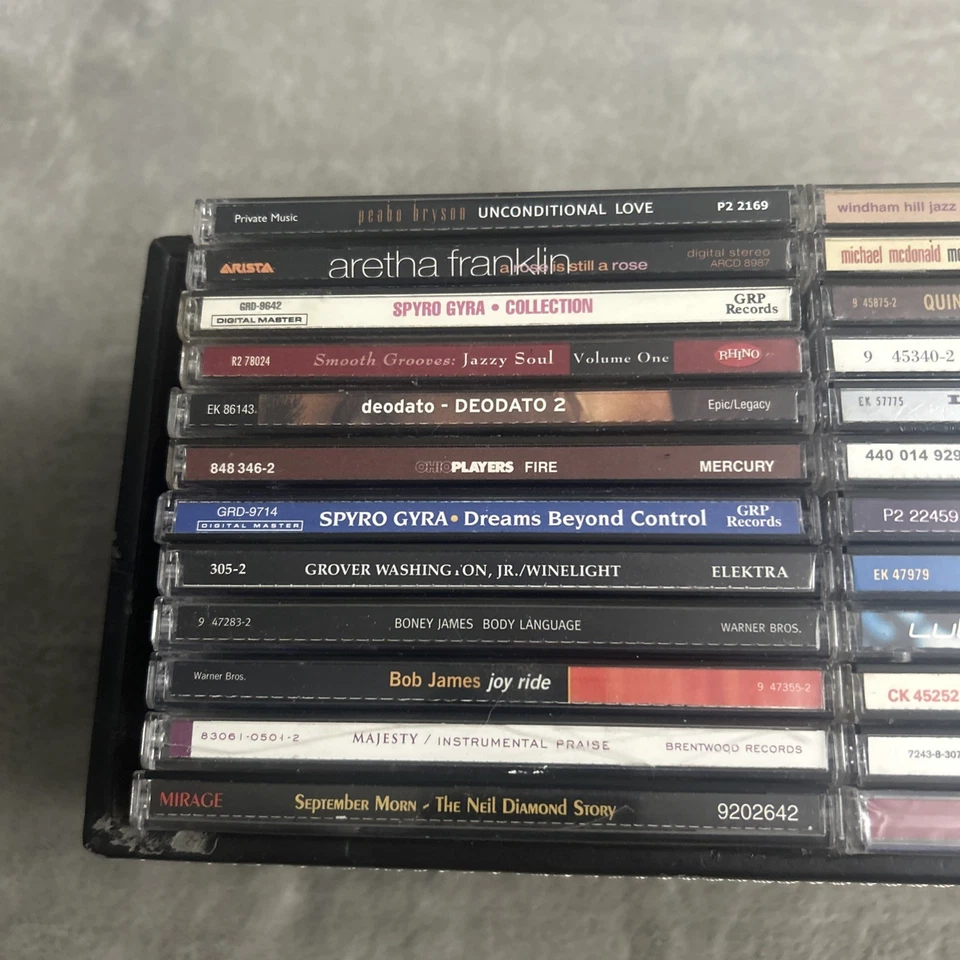 24 CD Lot Jazz Easy Listening Barry White Luther Vandross, Aretha Franklin - Imagem 2 de 3