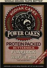 Kodiak Cakes Power Cakes Buttermilk Waffle Mix Pack of 3 Protein 24 Ounce