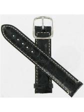 Coach Man's 18mm Black Genuine Leather Watch Band 54930-0519