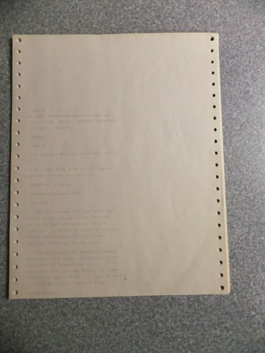 L#A65 1987 Associated Press wire copy, MLB Rookie Capsules, Bo Jackson, EX-MT - Picture 6 of 6