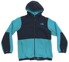 The North Face TNF Denali Polartec Fleece Youth Girls Full Zip Coat Jacket XL 18