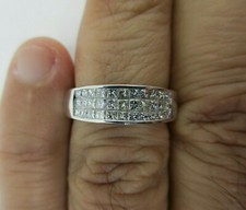 14K Gold Diamond Wedding Band Diamond .90 Carat F-VS2  4.30 Grams Value 7,500