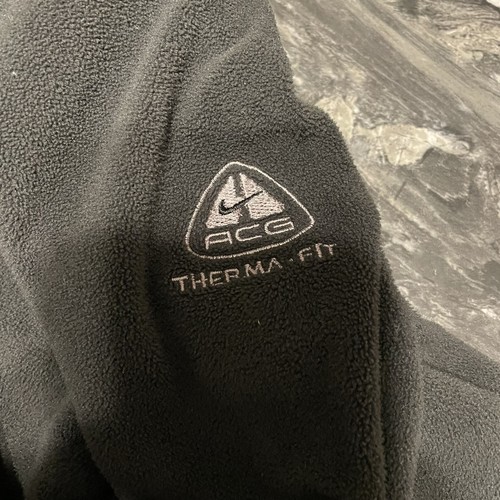 Nike ACG 1/4 Zip Pullover Youth Girls XL (16-18) Black Long Sleeve Therma-Fit - Picture 6 of 8