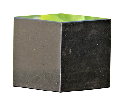 Large 80MM Black Tourmaline Crystal Quartz Healing Reiki Metaphysical Stone Cube
