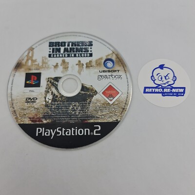 Brothers In Arms: Earned In Blood (Sony PlayStation 2 PS2)   Nur Disc   Gut