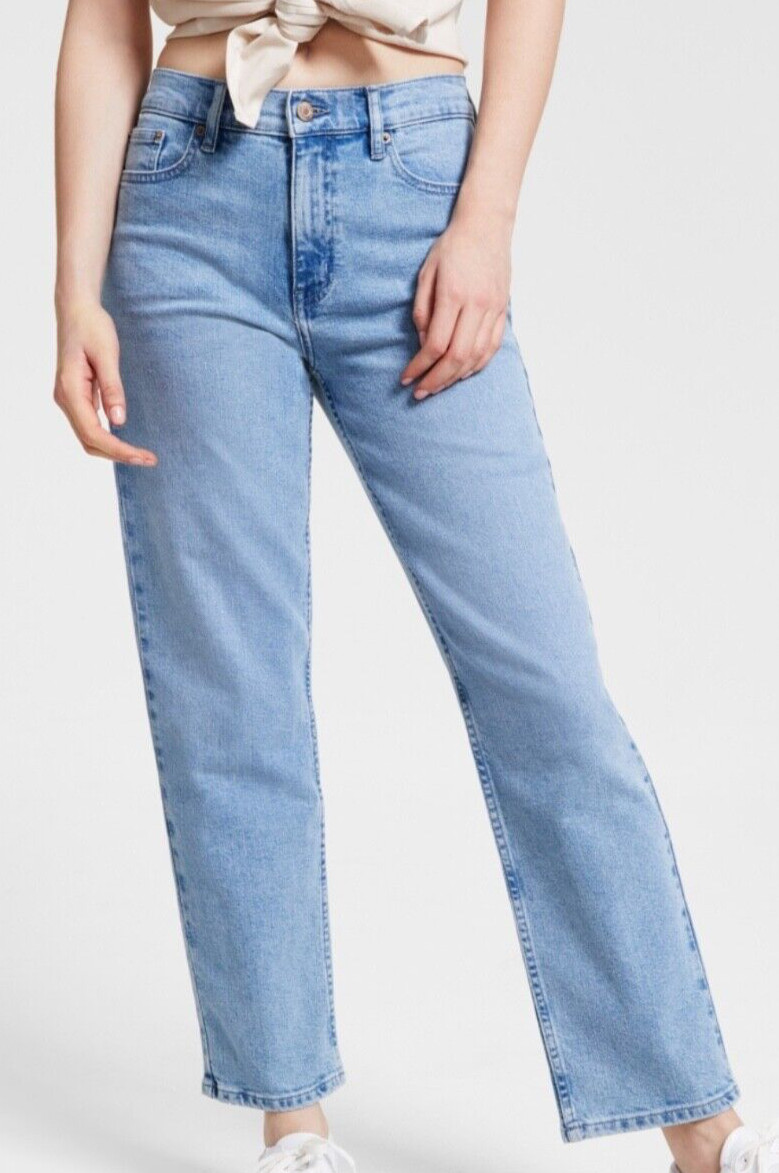 Women's High Rise Straight-leg Jeans Sunbleach  Size 29