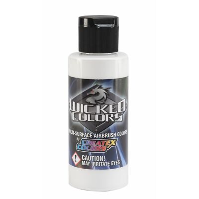 (87,35 /1l) Wicked White 480ml Createx W001 Colours Airbrushfarbe weiss