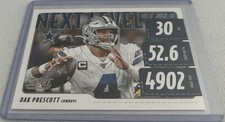 2020 Panini Score Football Dak Prescott Dallas Cowboys Next Level Stats #NLS-DP