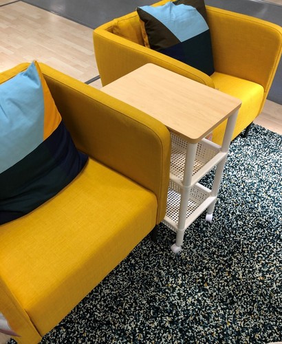 Portable Coffee End Table Sofa Over Bed Side Table Laptop Desk Shelf DeskA8009U1 - Picture 3 of 15