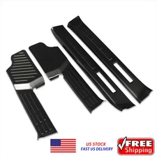 For Lexus New GX GX550 Inside Door Sill Scuff Plate Guard Cover Trims Black