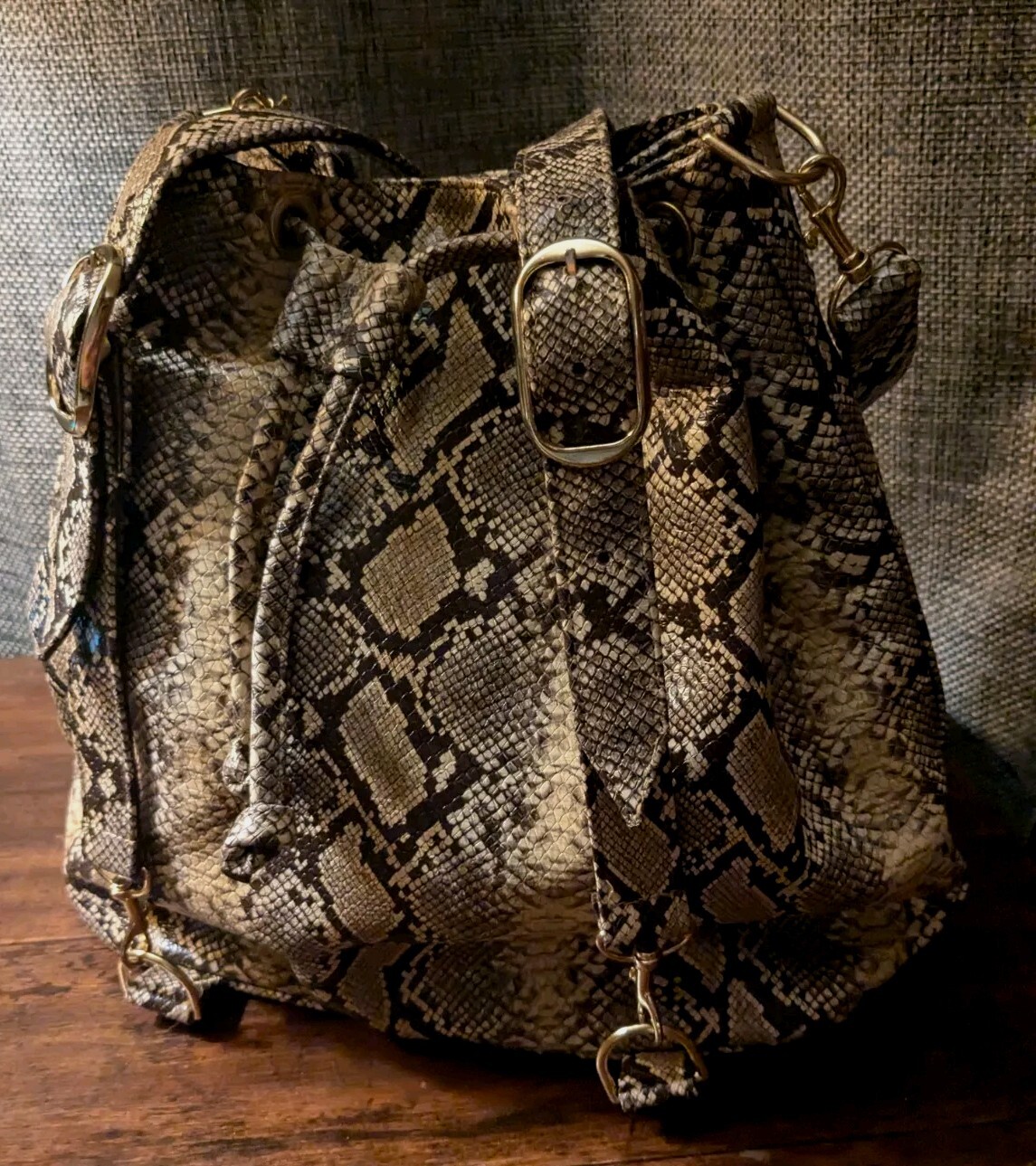 JJ Winters- Cleo (Real Python) Leather Convertibl… - image 8