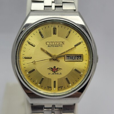Citizen Eagle 7 Automatic 4-063210 SMK Day/Date Vintage Men's