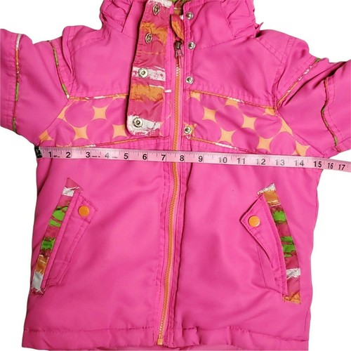 The Big Chill Girl'sPink Freestyle Winter Snow Jacket Size 5/6 - Picture 3 of 12