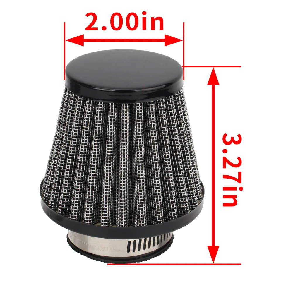 Juego de 4 cápsulas de filtro de aire para Suzuki GS550 1977 1978 79 GS550L 1979 SP70-4494-CH Foto 2 de 4