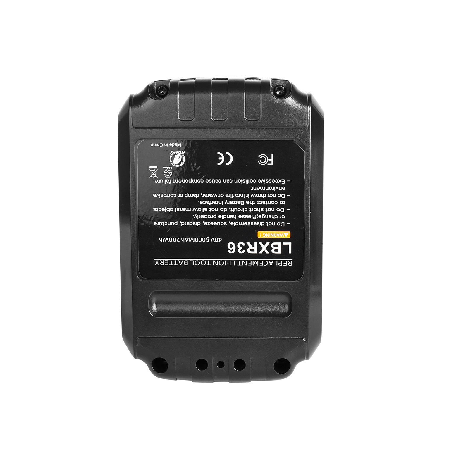 5.0Ah Battery For Black & Decker 40V 40 Volt Max Lithium Ion LBXR36 LBX36 LB36