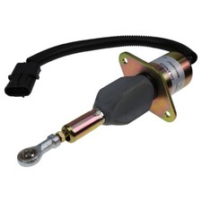 24V Fuel Stop Solenoid 87420951 for CASE 721B 721C 1850K 1850K-LGP 1850K-LT