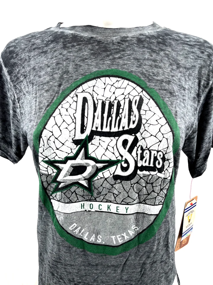 NEW Dallas Stars Hockey NHL The Original Retro Brand Gray SS Tee Shirt Womens XL - Image 2 of 4