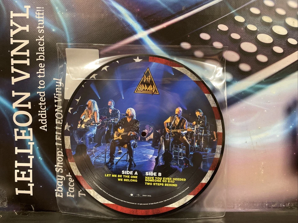 Def Leppard Acoustic In Vegas 10” Ltd Ed. Picture Disc Vinyl 0860935 EP Rock 00s - Image 3 of 4