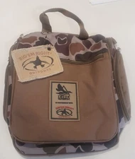Rig Em Right Delta WaterFowl Bag Camo Canvas Hang Toiletry Shaving Travel Shower