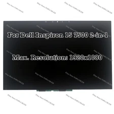 15" FHD LCD Touch Screen Assembly for Dell Inspiron 15 7500 2-in-1 P97F P97F001