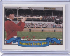 1994 HORSE RACE STAR CARDS KENTUCKY DERBY IDBLUE #119A 1993