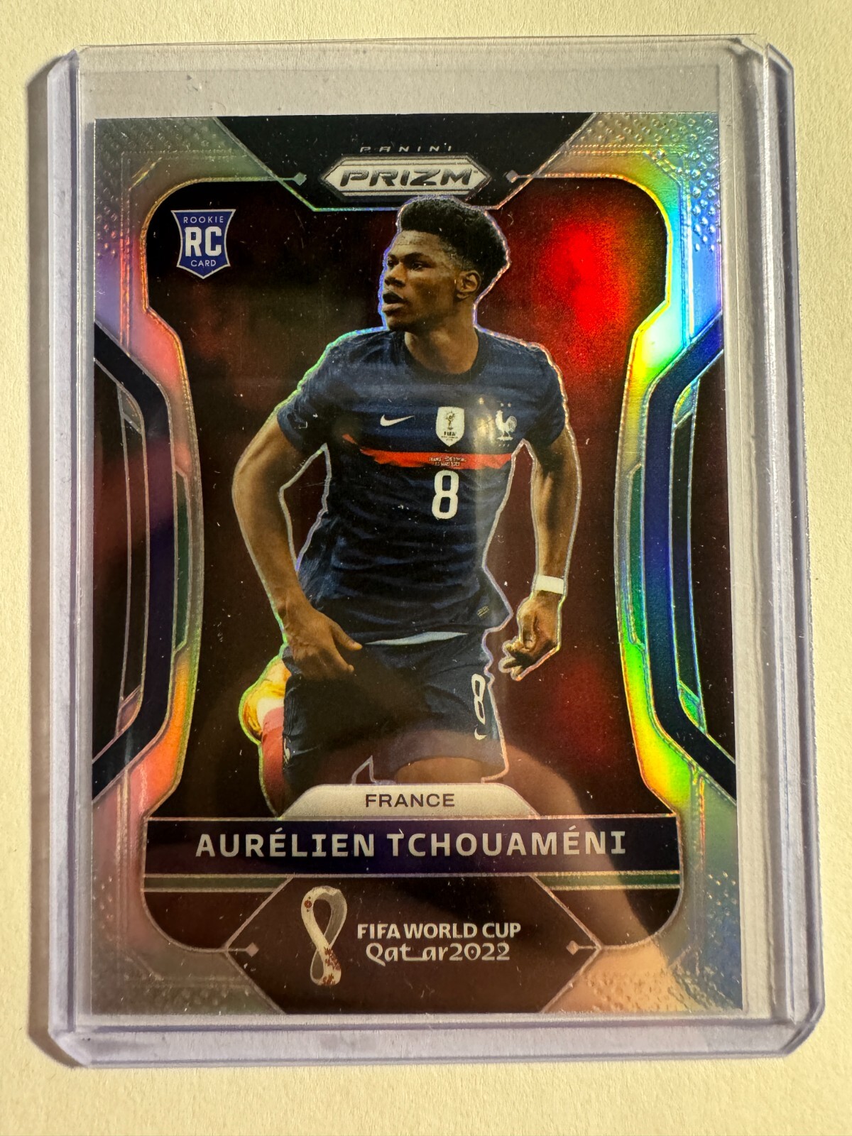 K183,189 - 2022 Panini Prizm World Cup Prizms Silver #97 Aurelien Tchouameni