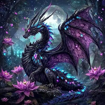 Dragon Diamond Painting Kits for Adults, Dragon Diamond Art Kits for Adults, DIY