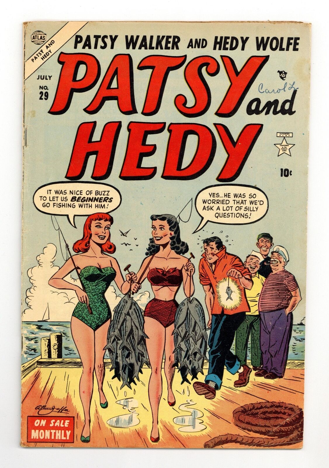 Patsy and Hedy #29 VG 4.0 1954