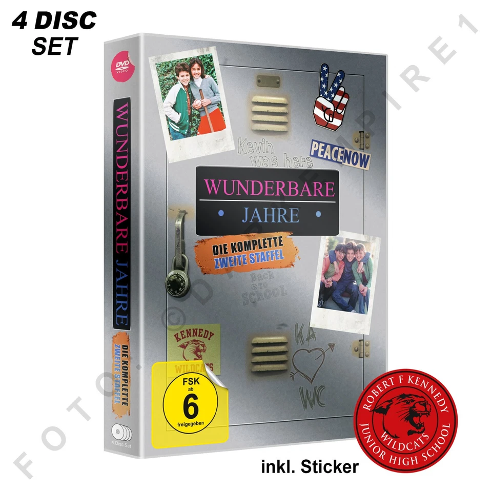 DVD Wunderbare Jahre - Staffel 2 (zwei) / 4 Discs / 394 Minuten / Deutscher Ton