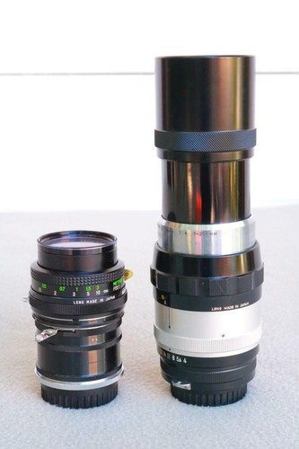 Vintage photo Lens Lot Vivtar 28mm auto-wide 1:2.8 + Nikkor-Q Auto 200mm 1:4 YZ - Picture 7 of 9