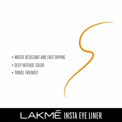 Lakmé Insta Eye Liner Water Resistant, Long-Lasting, 9 ml - Bild 10 von 10