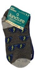  Juncture 3 Pairs Of Kids Socks.Brand New With Tags.Size 1-7