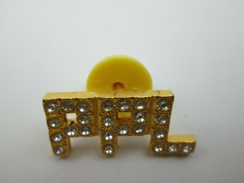PPL Lapel Hat Pin Gold Tone Costume - Picture 2 of 6