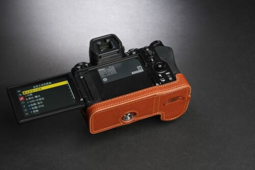 Funda de cuero genuino para media cámara para cámara Nikon Z6III Z6 III - Imagen 18 de 37