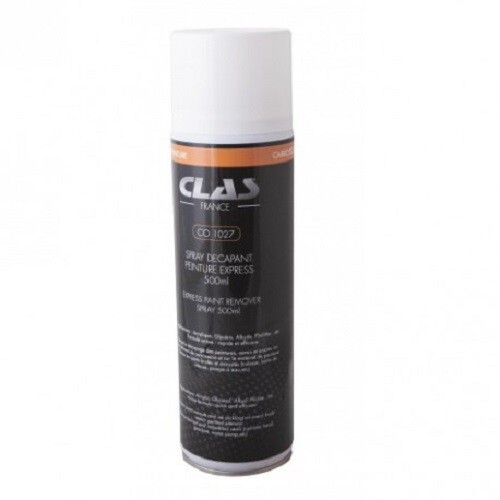 Spray décapant express CLAS CO 1027 formule active sur vernis et peintures 500ml