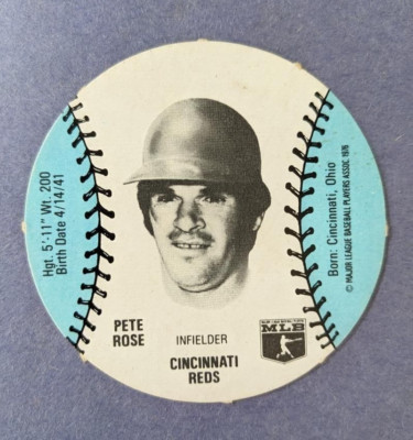 RARE 1977 MSA Discs - PETE ROSE - Burger Chef Collectors Series - Where Wolf